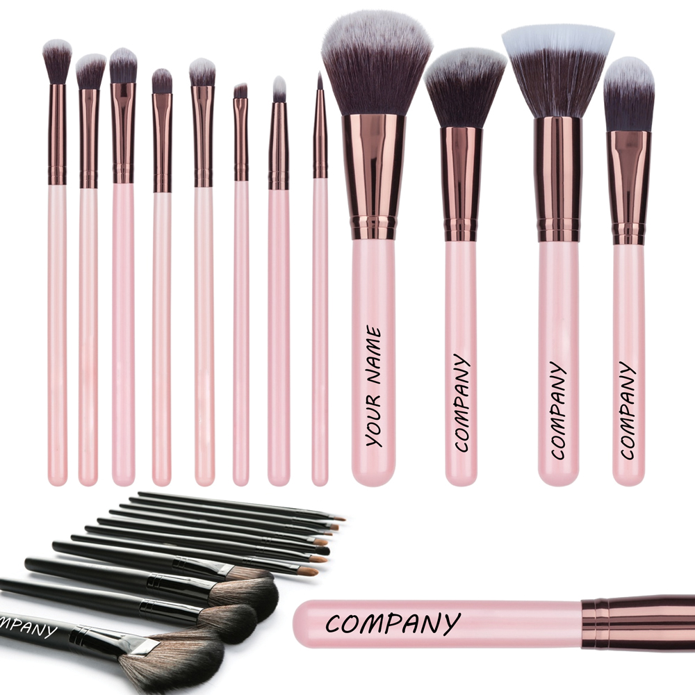 printed makeup brushes