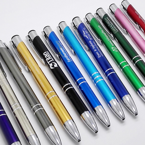 Laser engraved pens