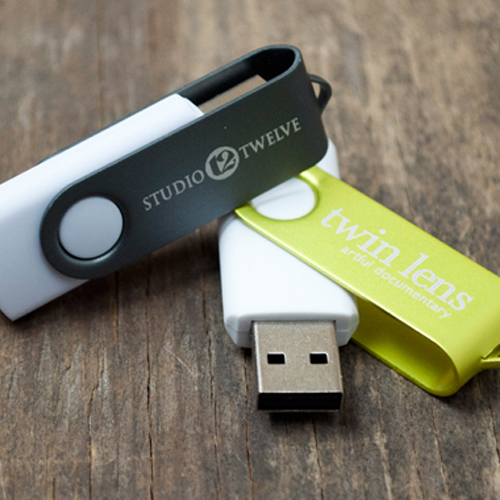 Laser engraved USB sticks
