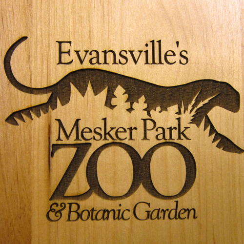 Laser engraved wooden plaque